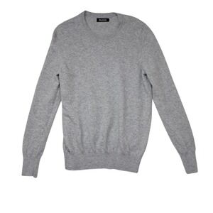 NAADAM 100% Cashmere Crewneck Sweater Womens Medium Gray Quiet Luxury